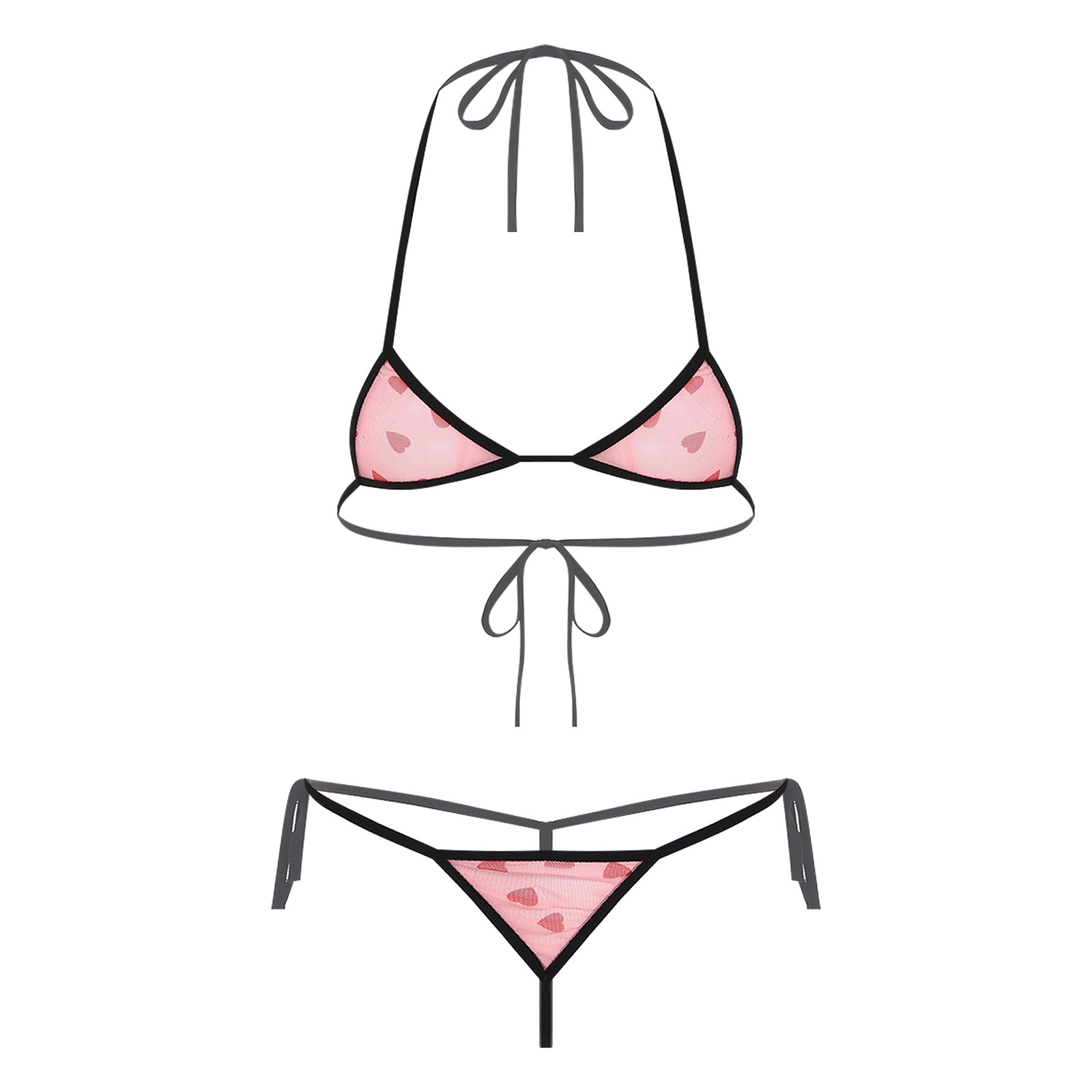 Womens Micro Mini Bikini Linge - огляд і ціна Lace Bralette Set